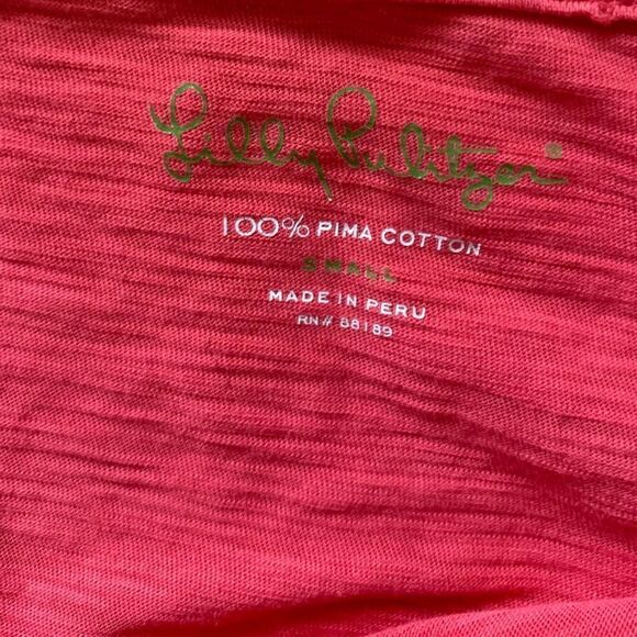 Lilly Pulitzer | Women’s Somerset Ruffle Sleeve Dress Size Small Cotton Pink - Picture 5 of 5